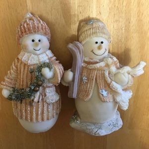 Resin Snowmen Figures